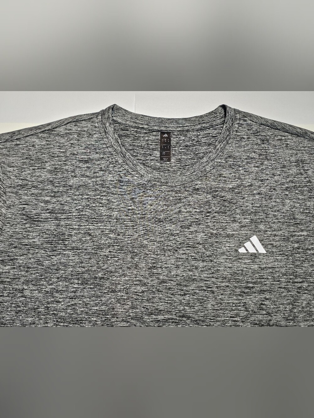 Adidas Men’s Grey Heather Performance T-Shirt